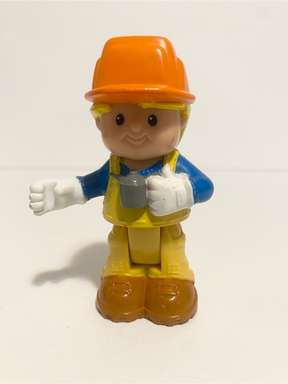 Little People Yellow Hair Freddie Bendable Construction Worker 4/$20 🛑
